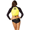 Batgirl Batman Women's Rash Guard Surf Top-Cyberteez