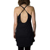 Vegas Golden Knights Women's NHL Tank Top Distressed Long Open Back-Cyberteez