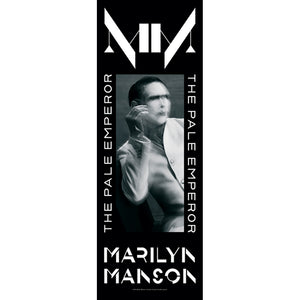 Marilyn Manson Pale Emperor DOOR Tapestry Cloth Poster Flag Wall Banner 21" x 58"-Cyberteez