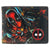 Deadpool Icon Logo Bi-Fold Wallet w/ Metal Badge Marvel