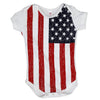 USA American Flag Infant Baby Patriotic Bodysuit Romper Onesie-Cyberteez