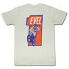 Evel Knievel Number One Logo VINTAGE WHITE T-Shirt-Cyberteez