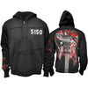 Edward Eddie Van Halen 5150 Stripes Frankenstein Strat Zip Hoody Sweatshirt-Cyberteez