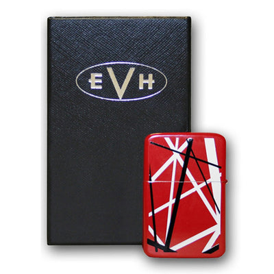 Edward Eddie Van Halen EVH Red Stripes Zippo-Style Flip Top Lighter
