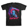 Friday The 13th Jason Voorhees Neon Swinging Machete T-Shirt-Cyberteez