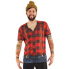 Lumberjack w/ Tattoos Men's Allover Longsleeve Costume T-Shirt-Cyberteez