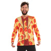 Pizza Suit Men's Allover Longsleeve Costume T-Shirt-Cyberteez