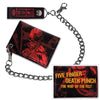 Five Finger Death Punch Red Ninja Leather Tri-Fold Chain Wallet-Cyberteez