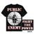 Public Enemy Fight The Power Distressed T-Shirt S-6XL