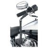 Biker Motorcycle Brake Lever Covers 2pc Set Black Leather Clutch Grip 12" Fringe-Cyberteez