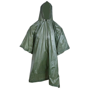 Poncho Rain Coat Men's Travel Hoodie Waterproof Hiking Gear Survival Backpacking-Cyberteez