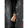 Biker Vest Concealed Carry Buffalo Leather Motorcycle CCW Skull Wings w/ 16 Patches-Cyberteez