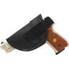 Biker Vest Concealed Carry Buffalo Leather Motorcycle CCW Skull Wings w/ 16 Patches-Cyberteez