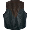 Biker Vest Pebble Grain Genuine Leather Faux Snakeskin Motorcycle Western Style-Cyberteez