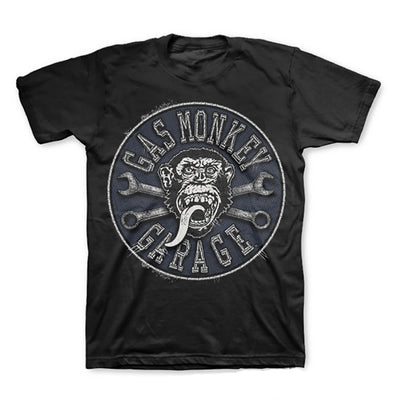 Gas Monkey Garage Faux Monkey Wrenches Patch Fast N Loud T-Shirt