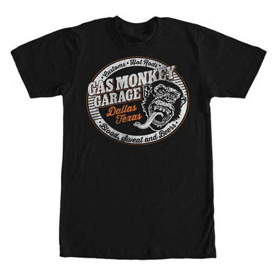Gas Monkey Garage Custom Hot Rods Circle T-Shirt Fast N Loud T-Shirt