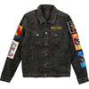 Guns N Roses Bullet Seal Logo Custom Patch Denim Jacket-Cyberteez