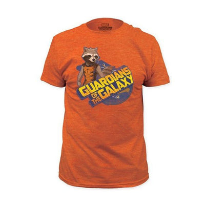 Guardians Of The Galaxy Rocket Raccoon Orange T-Shirt