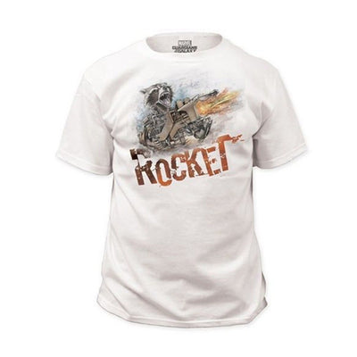 Guardians Of The Galaxy Rocket Raccoon White T-Shirt