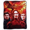 Katniss Everdeen Hunger Games Mockingjay Soft Plush Fleece Throw Blanket 48" x 60"-Cyberteez