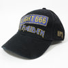 Iron Maiden Flight 666 Distressed Raw Edge Adjustable Baseball Hat Cap-Cyberteez