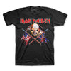 Iron Maiden Crossed Flags USA UK T-Shirt-Cyberteez