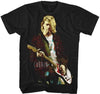 Nirvana Kurt Cobain Red Jacket Guitar T-Shirt-Cyberteez