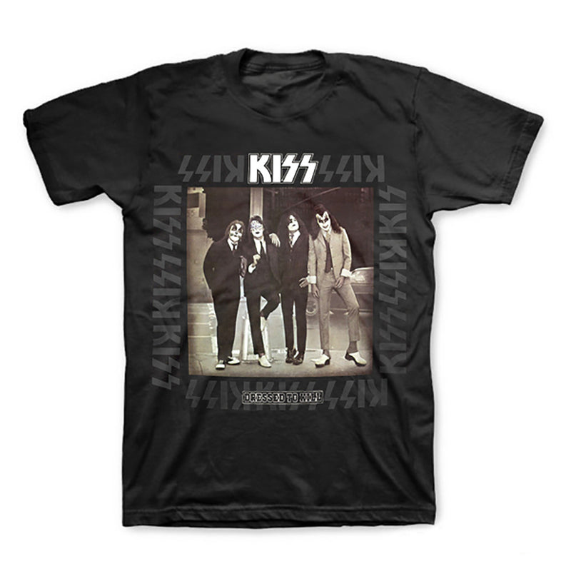 Kiss Dressed To Kill Album Cover T-Shirt Kiss Dressed To Kill Album Cover T-Shirt