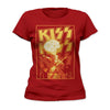 Kiss Fire Breathing Gene Simmons Women's T-Shirt-Cyberteez