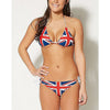 British Flag Women's Bikini Two Piece String Swimsuit UK Great Britain England-Cyberteez