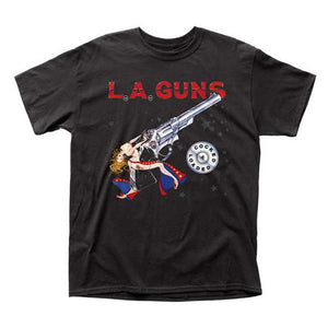 LA Guns Cocked And Loaded Album Cover T-Shirt-Cyberteez