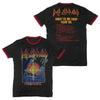 Def Leppard Pyromania Rock 'Til We Drop UK Tour 83 Ringer w/ Dates T-Shirt-Cyberteez