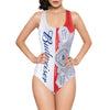 Budweiser Beer Logo Women's One Piece Swimsuit-Cyberteez