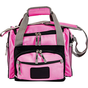 Cooler Lunch Bag Pink Removable Insulated Zip Out Liner w/ Shoulder Strap-Cyberteez