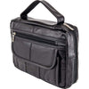 Bible Cover Black Genuine Leather Protective Holy Book Tote Carry Case Bag-Cyberteez