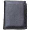 Wallet Men's Slim Black Bi-Fold Solid Buffalo Leather Credit Card Money Holder-Cyberteez