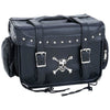 Biker Cooler Bag Beer Trunk Motorcycle Skull Medallion w/ Carry Strap Pockets-Cyberteez