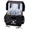 Biker Cooler Bag Beer Trunk Motorcycle Skull Medallion w/ Carry Strap Pockets-Cyberteez