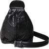 Purse Backpack Black Soft Genuine Leather Hobo Sling Shoulder Tote Bag Handbag-Cyberteez