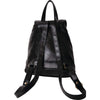 Purse Satchel Handbag Lambskin Leather Small Shoulder Bag Black Backpack-Cyberteez