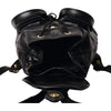 Purse Satchel Handbag Lambskin Leather Small Shoulder Bag Black Backpack-Cyberteez