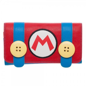 Nintendo Mario Brothers Flap Clutch Wallet-Cyberteez