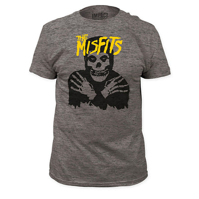 Misfits Classic Fiend Skull Yellow Logo T-Shirt
