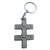 Marilyn Manson Double Cross Logo Metal Keychain