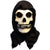 Misfits Fiend Skull Hooded Latex Costume Overhead Mask