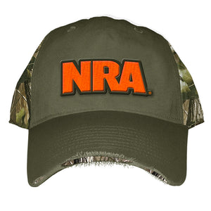 NRA National Rifle Association Logo Green Camo Adjustable Snapback Hat Cap-Cyberteez