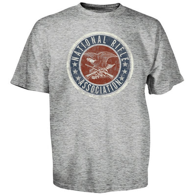 NRA National Rifle Association Logo GRAY T-Shirt