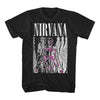 Nirvana Sliver Album Cover Black T-Shirt-Cyberteez