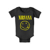 Nirvana Smiley Logo Kids Infant Childrens Onesie-Cyberteez