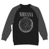 Nirvana Vestibule Longsleeve Fleece Black & Gray T-Shirt-Cyberteez